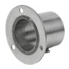 Kondari Flange Bracket Stainless Steel Wardrobe Rail with Tube Support Closet Bar End Stand 19mm 22mm 25mm 32mm Diameter Options(22mm) view 3