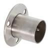 Kondari Flange Bracket Stainless Steel Wardrobe Rail with Tube Support Closet Bar End Stand 19mm 22mm 25mm 32mm Diameter Options(22mm) view 4