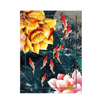 Wall art,breaker box decor,Decorative Fuse Box Covers Breaker Box Decorative Cover Sticker Self-Adhesive Electric Panel Cover Decorative Corridor Entrance Hanging Paintings(Picture color G,37 cm*45 cm