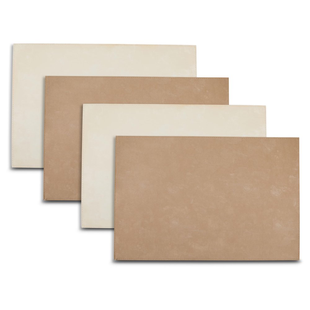 Placemats Set of 4 12" x 18" Heat-Resistant Table Mats for Dining Table Set for 4 Kitchen & Dining Room Decor Farmhouse, Boho, & Modern Style Easy to Clean, Durable & Stylish Table Decor
