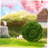 JECOMPRIS Decorative Moss Ball Artificial Plant Topiary for Indoor Outdoor Use Vibrant Faux Moss Sphere for Planters Home Decor Wedding Centerpieces Commercial Landscaping view 2