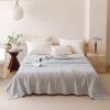 100% Cotton Waffle Blanket 600x78 inch,Soft Lightweight Breathable Cozy Summer Blankets,Aesthetics Home Decor for Couch Sofa Bedding.Gray. view 1