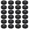 24 Pcs Black Regular Mouth Mason Jar Straw Lids 2.7 Inch Metal Stainless Steel Mason Jar Drinking Lids with Straw Hole Leak Proof Dishwasher Safe (24) view 1