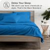 Selection Bedding King Size Sheet Set 6 Piece 1000 Thread Count Breathable Egyptian Cotton - Royal Blue - Sheet Set with 16 Inches Deep Pocket Wrinkle & Fade Resistant view 3