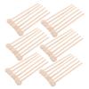 Unomor 100pcs Natural Wooden Stir Sticks Round End Stirrers for Tea Milk Cocktails Cafe view 1
