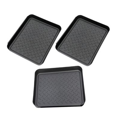 Holibanna 3pcs Boot Trays Boot Drying Mat for Shoes Storage for Mudroom Entryway