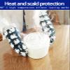 1.5mm Thick PVC Clear Table Cover Protector Waterproof Desk Pad Heat Resistant Dustproof Desk Mat 39.4x61Inch for Kitchen Dining Room Tablecloth Crystal Soft Plastic Glass Protective Mat view 3