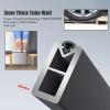 Hotel Closet Hanging Rod Support, Sturdy Aluminum Wardrobe Hanger Bar Space Saver Cabinet Clothing Poles For Wall Ceiling Mounted, 13 18 20 24 38 50 66 68 " Rods For Guest Room Bedroom(W 29inch/73.7cm view 3