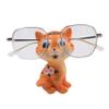 Cute Cat Resin Sunglasses Eyeglass Holder Spectacles Display Stand Glasses Accessories for Home Office Decor,Orange view 1