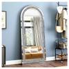 71" Arched Floor Mirror with Crushed Diamond Frame Full Length Mirror for Bedroom Living Room Decorative,Mirrors view 1