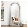 71" Arched Floor Mirror with Crushed Diamond Frame Full Length Mirror for Bedroom Living Room Decorative,Mirrors view 3