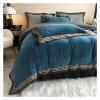 TTXNJKBF Four Piece Bedding Set Milk Cashmere Bedding Sets linens Duvet Cover Flat/Fitted Sheet Pillowcase 4pcs Bed Four Pieces Set(D,Queen Size 4pcs) view 3