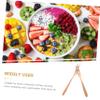 Cabilock 2Pcs Rose Gold Stainless Steel Fruit Fork Set Cake Forks for Children Useful and Delicate Kitchen Utensils for Serving Fruits and Desserts view 3