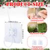 LemonRoad 30 Pcs Garland Hooks for Mantle Fireplace Hooks for Stockings Self Adhesive Adjustable Stocking with Cable Ties Fireplace Window Christmas Garland Wreath Decorations(Clear) view 2