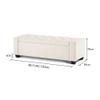 LICONG-2019 End Stool Bed End Stool Light Luxury Household Dressing Stool Rest Bench Storage Shoe Stool Sofa Stool for Living Room Bedroom Long Bench(Dark Gray,Medium) view 2