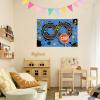 BOQTMK Racing Track Boys Car Banner for Boys Room Decor, Cool Race Cars Blue Wall Banner, Teens Cartoon Extreme Sports Flag for Car Lover Wall Art Child Kids Room Nursery Dorm Playroom Decor 30x20In view 4