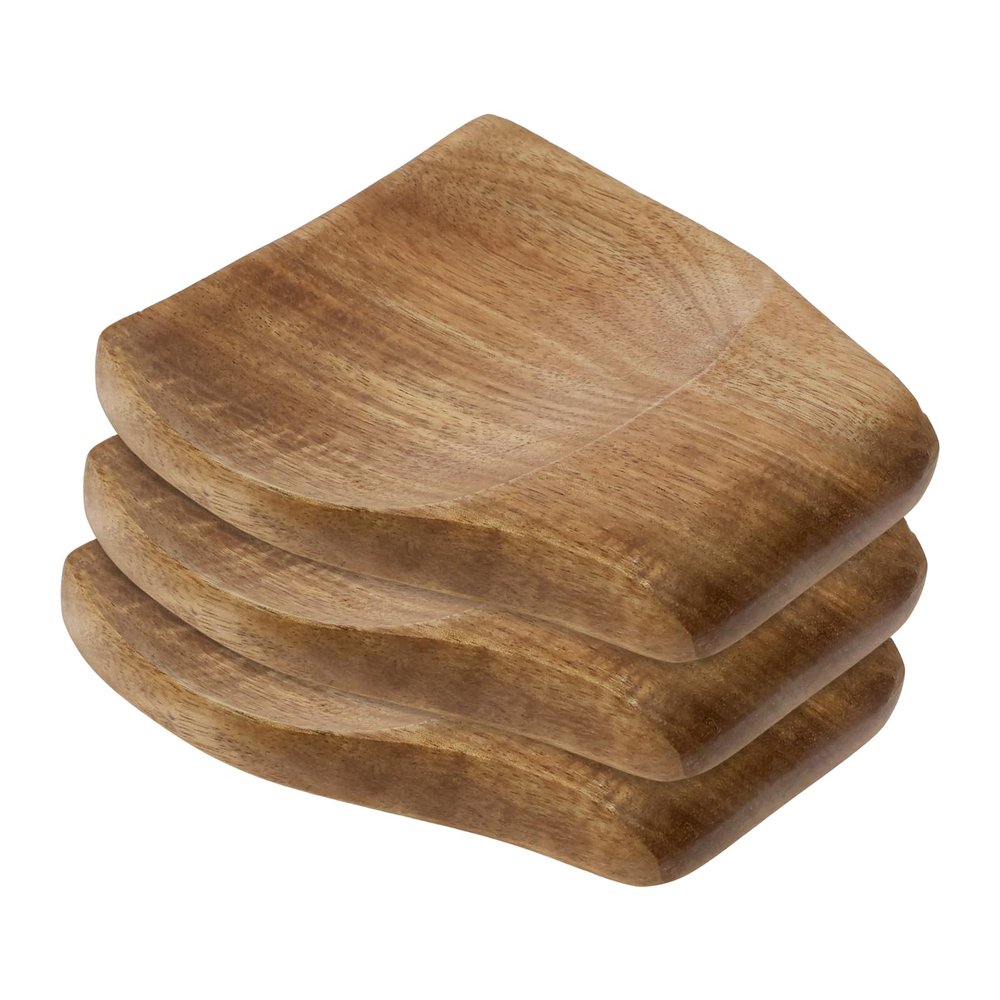 3 Pcs Wood Spoon Multifunctional Spoon Holder Elegant Utensil Practical Accessory for Stovetop and Counter