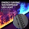 Atomized Fireplace, 3D Water Vapor Electric Fireplace with Adjustable Multicolor Flame Colors, Automatic Water Filling, App, Remote, Touch Control, 3mm Ultra-thin Panel,1200mm view 4