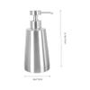 304 Stainless Steel Foaming Soap Dispenser Bottle Portable Pump Lotion Bottle for Home Hotel and Spa Use Creative Shampoo and Liquid Dispenser view 2