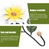 HAKIDZEL Flower Shape Hanging Hook Iron Art for Towels Bags Garden Wall view 3
