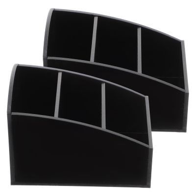 ABOOFAN 2Pcs Coffee Bar Sugar Packet Organizer Lid Tea Bag Holder Condiment Storage Box for Countertop