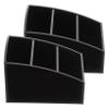 ABOOFAN 2Pcs Coffee Bar Sugar Packet Organizer Lid Tea Bag Holder Condiment Storage Box for Countertop view 1