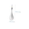 BEBEMOKO 4Pcs Ceramic Long Handle Soup Spoons Set Decorative Food and Porridge Spoon for Kitchen Tableware Dishwasher Safe for Restaurants and Home Cooking view 2