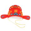 EPIPHQNY Top Hat, Elegant Red Groom Hat Soft Plush Traditional Hats for Wedding Ceremony Comfortable Breathable Heagear view 1