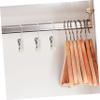 ABOOFAN 10pcs Non-Slip Pants Clips Soft PVC Heads Stainless Steel Hangers for Hanging Clothes Photos and Towels for Closet Organization and Drying view 4