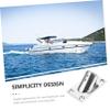 GRIRIW 1Set Stainless Steel Flange Holder for Closet Rods Grade Support for Yachts Boats and Awnings Easy Installation and Durable Design view 4
