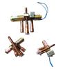 RXCWWZQQ 1PC Sanhua Four-Way Heat Pump Reversing Valve with Coil AC220V 1-5P Air Conditioning(SHF-4H-23U 1P) view 1