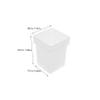 Cabilock Toilet Brush Holder Ceramic Bathroom Plunger Cup for Efficient Cleaning Small Slip Frosted Finish for Bathroom Storage and Organization view 2