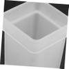 Cabilock Toilet Brush Holder Ceramic Bathroom Plunger Cup for Efficient Cleaning Small Slip Frosted Finish for Bathroom Storage and Organization view 3
