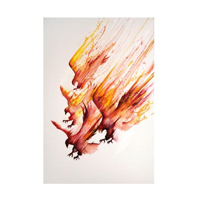 Trademark Fine Art Canvas Wall Art - Marc Allante 'Eumenides' Wall Art for Living Room, Bedroom, or Office Dcor