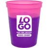 16oz Color Changing Stadium Cups with Custom One-Color Imprint for Parties & Events (Pink To Purple, 1000 Cups) view 1