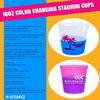 16oz Color Changing Stadium Cups with Custom One-Color Imprint for Parties & Events (Pink To Purple, 1000 Cups) view 2
