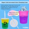 16oz Color Changing Stadium Cups with Custom One-Color Imprint for Parties & Events (Pink To Purple, 1000 Cups) view 3