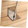140 Piece Iron Corner Brace Set with Screws for Furniture Repair view 3