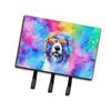 9 x 6 in. Unisex Old English Sheepdog Hippie Dawg Leash or Key Holder view 1
