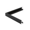 Frame My Mirror Black Full Length Mirror, 60" x 28" Dressing Room Mirror, Metal Frame, True Reflections Glass, Black Finish, Stanton Design, Lean Against Wall or Wall-Mounted, Made in USA view 2
