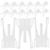 20pcs Plastic Curtain Hooks for Track, Adjustable Drapery Pins view 1