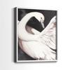 Renditions Gallery Set of 3 Peel & Stick Framed Prints, Aviary Wall Art, Beautiful White Swans Wall Decor, Re-Stickable - Ready to Hang - 8"x10" - White Frame LT605 view 2