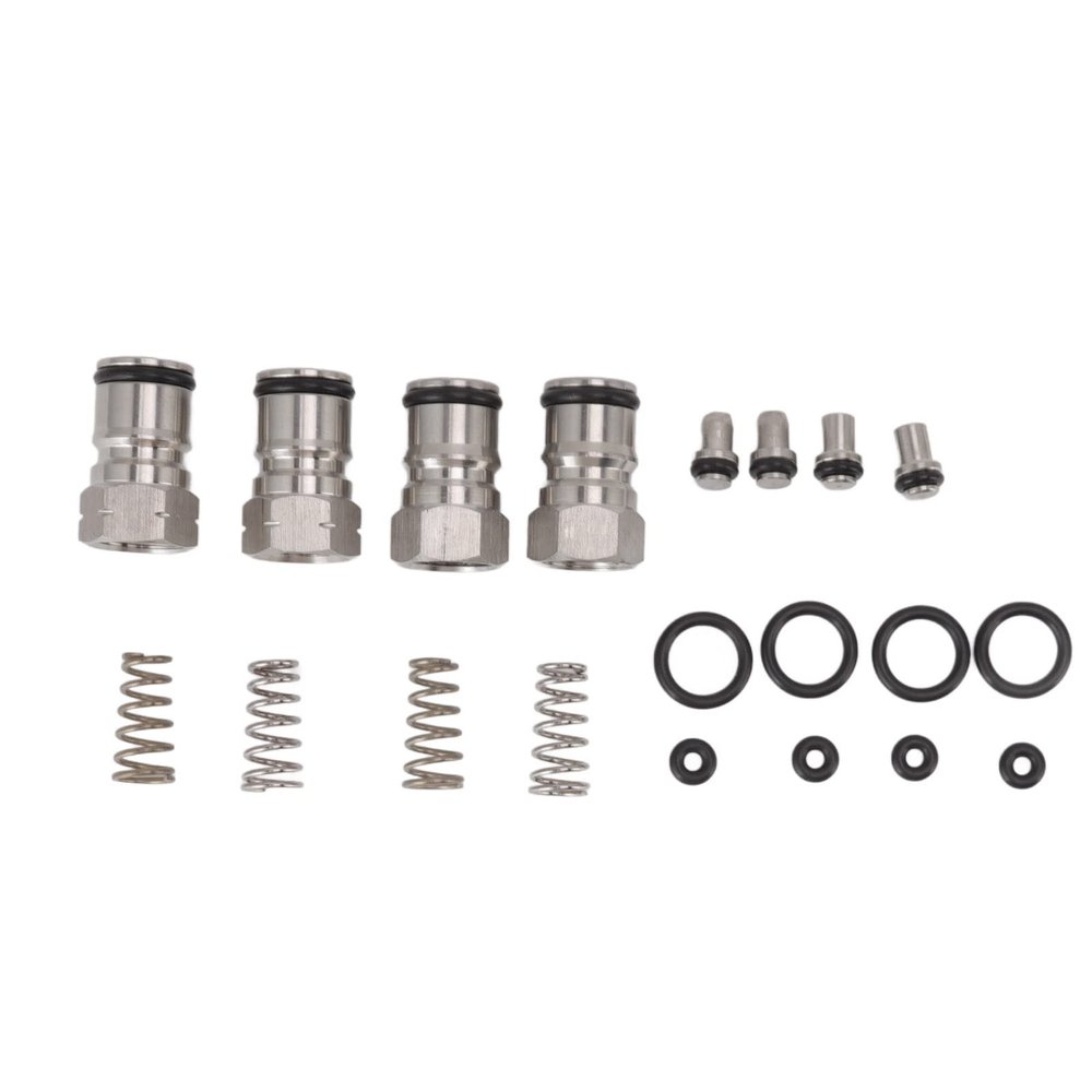 Ball Lock Keg Posts Stainless Steel 304 Gas Liquid Keg Post Poppet Spring with O Rings for Wine Syrup Kegs Home Brewing Set of 2 Gas and 2 Liquid Posts