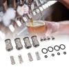 Ball Lock Keg Posts Stainless Steel 304 Gas Liquid Keg Post Poppet Spring with O Rings for Wine Syrup Kegs Home Brewing Set of 2 Gas and 2 Liquid Posts view 4