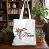 Funny Inspirational Midwife Survival Kit Spectacular Canvas Tote Bag Graduation Birthday Ob-gyn Doctor Gifts for Women Doctor Christmas Nurse Week, Reusable Grocery Bags Canvas Beach Tote for Gym view 3