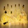 Fuchooky 6 Pack LED Wine Bottle Stopper Lights, 20 LED Submersible Light String 2M/6.6ft for Outdoor Garden Pool Party Wedding Christmas Decor (Cork Not Submersible) view 4