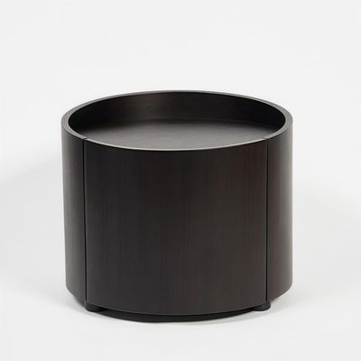 Compact Side Table with Drawer, Sleek Minimal Dresser for Bedside or Sofa Use in Contemporary Spaces