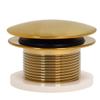 Westbrass D398R-18 1-1/2" NPSM Coarse Thread Mushroom Tip-Toe Bathtub Drain Stopper, Brushed Bronze view 1