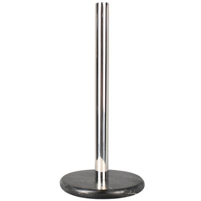 happimess Avery Paper Towel Holder 13", Chrome/Black Marble