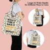 MBMSO Mechanic Gifts Reusable Shopping Bags Maintenance Worker Gifts Tools Print Grocery Tote Bag for Handyman Machinist Gift (Mechanic F-Bag) view 2